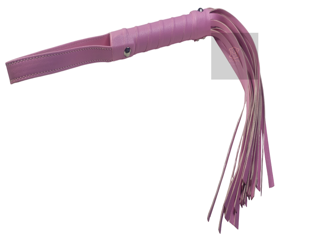 LEATHER BONDAGE BDSM FURRY KIT PINK