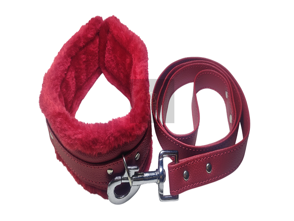 EEOAN RED LEATHER BDSM KIT FOR COUPLE