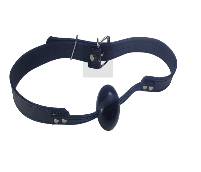 Leather Bdsm Ball Gag WIth Silicon Ball